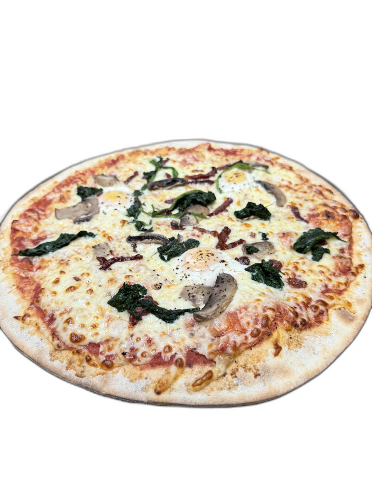 Spinach & Mushroom Pizza